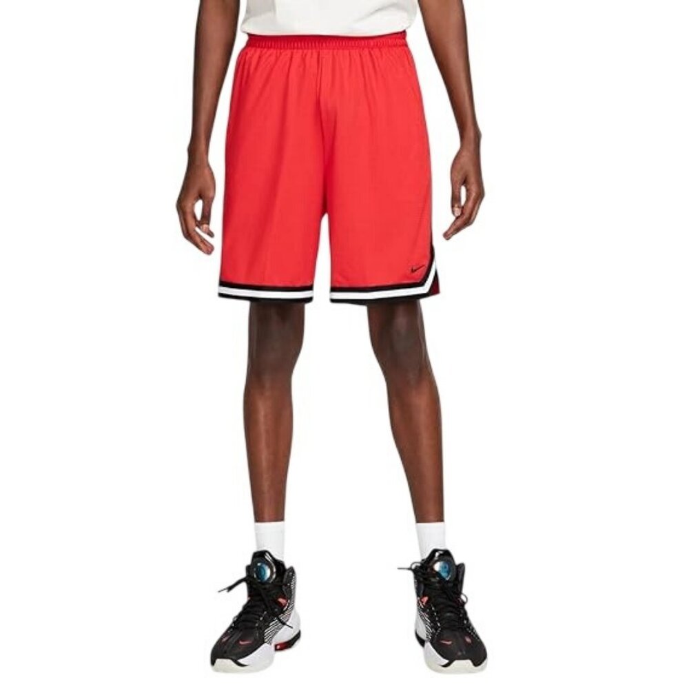 Nike Men's DNA Dri-Fit 8" Basketball Shorts Red Black Size M NEW WITH TAGS!